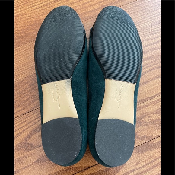 SALVATORE FERRAGAMO Varina Suede Flats - Picture 4 of 4